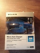ORIGINAL Belkin USB KFZ Auto Ladegerät Ladekabel für iPod iPhone 4 4s 3G 3GS