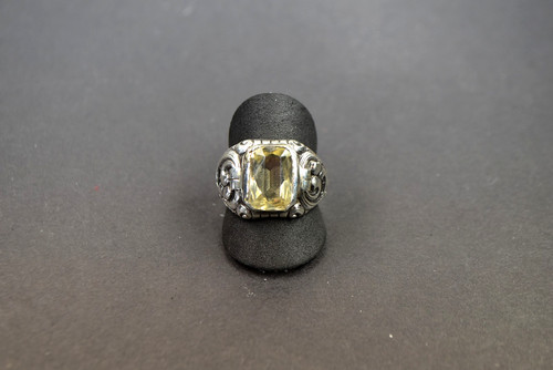 Art deco herrenring silber 800 - art,