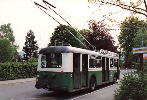 Foto saurer 4iilm trolleybus - saurer,