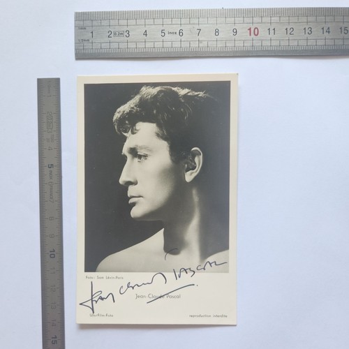 Jean claude pascal autogramm - pascal,