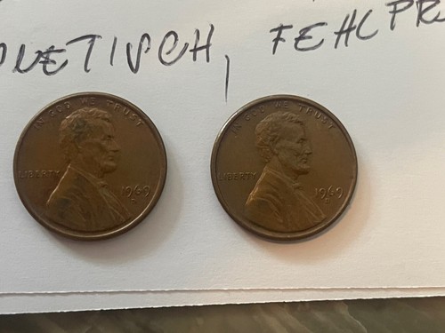One cent 1969 unmagnetisch - 1969, d,