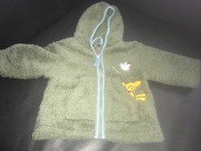 Jakoo Jako-o KUSCHEL Teddy Fleece Jacke 68/74 Anorak Zipfel Kapuze Mädchen Junge