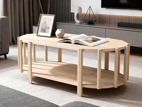 Ovaler couchtisch - ovaler,