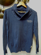 Silver Creek Marken Herren Pullover Gr.S blau Baumwolle Polyamid