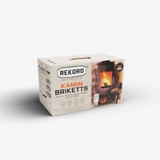 2 x Record Braunkohlebriketts 10 kg Kaminbriketts Klütten Brix Ofen Kamin