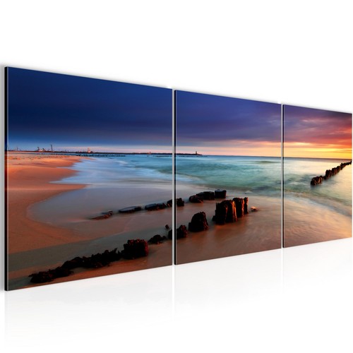Wandbilder set strand - set,