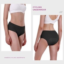 Damen Radunterhose Fahrradhose Kurz Radlerhose Fahrrad Unterwäsche mit 4D Gel