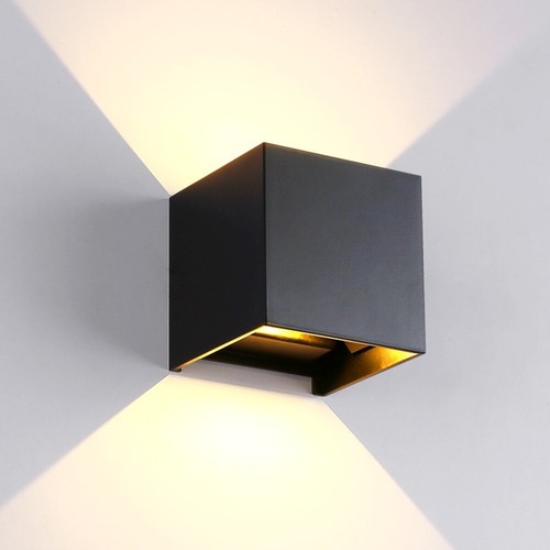 Wandlampe 10x10cm würfel led - 10x10cm,