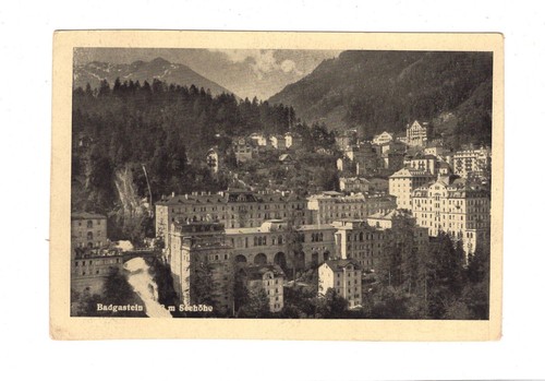Ansichtskarte bad gastein - ansichtskarte, /