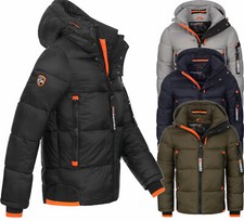 Geographical Norway Herren Winter Jacke FVSA warm gefüttert Parka Steppjacke 