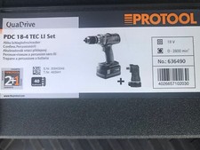Neuer Schlagbohrschrauber PROTOOL PDC 18-4TEC LI Set im Systainer aus Nachlass