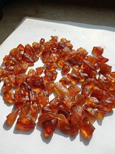 Bernstein Stücke f. Kette gelocht gebohrt 58g naturbelassen, wenig geschliffen 