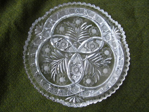 Servierteller antikglas - servierteller, antikglas-