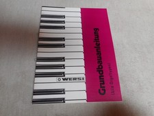 Wersi Grundbauanleitung Alle Orgeltypen Kenn-Nr. 100
