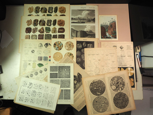 Mineralogie großes konvolut - großes,