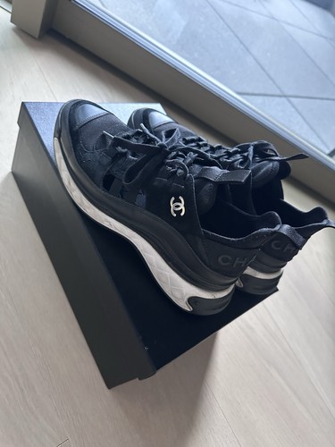 Chanel sneaker 5 schwarz - sneaker, 38,5