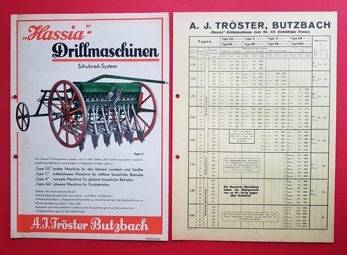 Prospekt preisliste tröster - +,