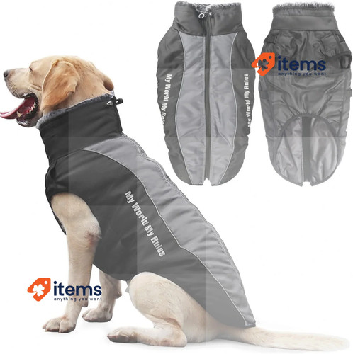 Idepet hunde mantel - warm, jacke