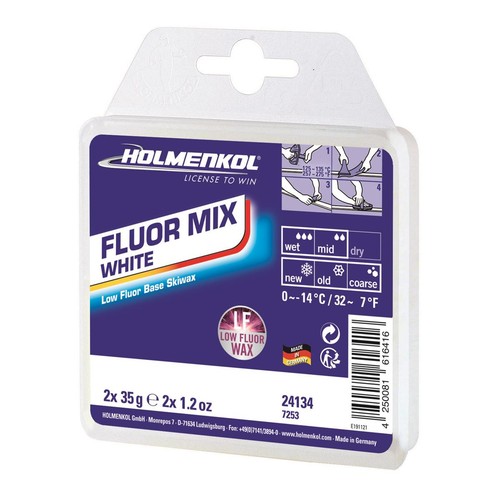 Holmenkol fluormix skiwachs - skiwachs, 2
