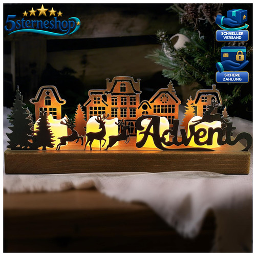 Adventskranz metall mit - metall, holz