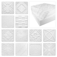 Marbet Styropor Deckenplatten EPS weiß 30 verschiedene Dekore 50x50cm 8 Platten