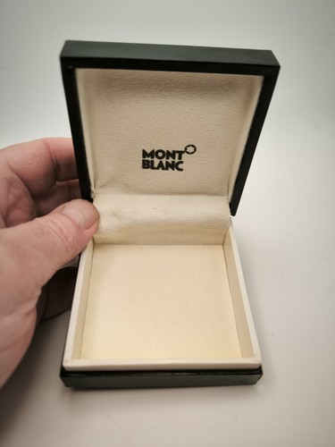 Montblanc box schwarz mit logo - box,