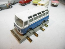 Faller AMS  Bus Blau / weiß Auto MotorSport Rennbahn