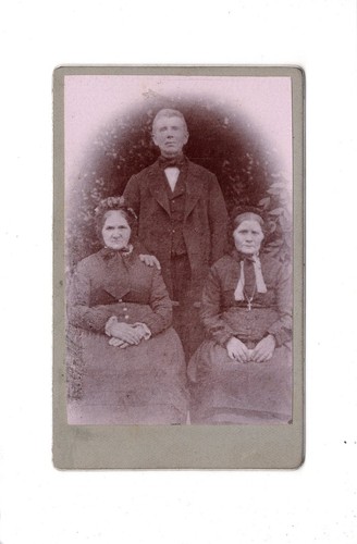 Cdv foto schönes familienbild - foto,