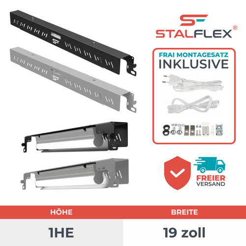 Led rack panel - 19", 1u