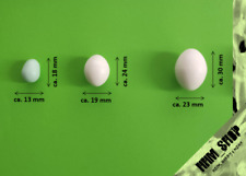 10 x Nesteier für Kanarien – Sittiche - Großsittiche / künstliche Eier