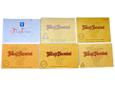 Top Konvolut Original Tokaji Furmint Sammler Etiketten Aufkleber Ungarn Budapest