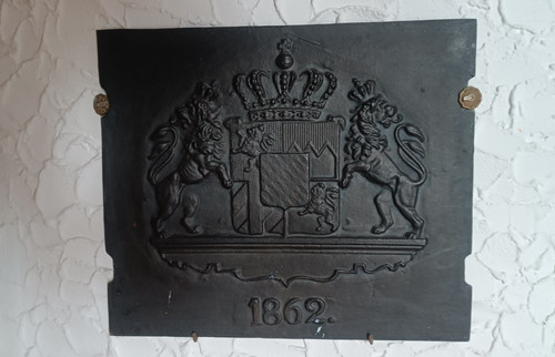 Bayern wappen gusseisenplatte - bayern,