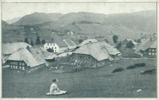 Ansichtskarte Bernau Dorf b