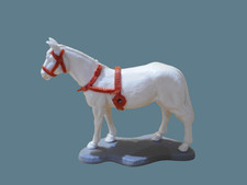 Timpo Toys Pferd Weiß Dr.Tripp Kutschenpferd