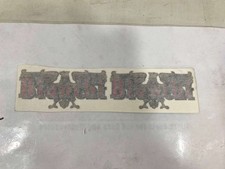 Paar Aufkleber Logos Motorrad