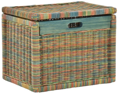 Korb mit deckel rattan - korb,