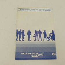 original Peugeot Motorfahrräder Mofa Bedienungsanleitung Handbuch A4672