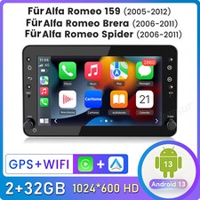 Für Alfa Romeo 159 Sportwagon Brera Spider 939 Carplay Autoradio GPS NAV WiFi BT