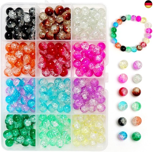 240pcs crackle glasperlen zum - 240pcs,