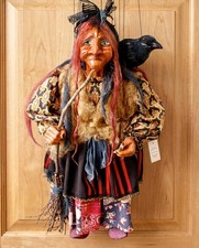 Czech Folk Art Marionette Hexe