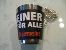 JÄGERMEISTER UMHÄNGEBECHER/SCHNAPSBECHER MIT KETTE EINER FÜR ALLE - NEU + OVP