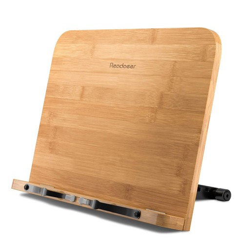 Bamboo book stand wooden - book,