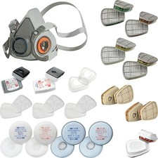 3M Halbmaske Atemschutzmaske Maske Atemschutz Gasmaske Lackiermaske Staubmaske 