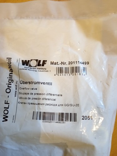 Wolf überstromventil - wolf,