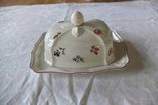 Butterdose Petite Fleur Villeroy & Boch Griff geklebt