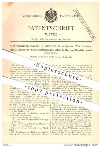 Original patent waffenfabrik - -,