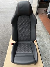 Audi R8 Spyder 4S Fahrersitz Leder Feinnappa Rautensteppung Schwarz Rotnaht 2016