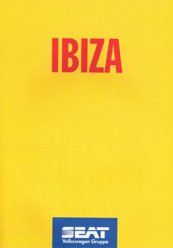 Prospekt seat ibiza - von, 9.1994