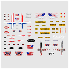 Waterslide Decal 1:87 Spur H0 Rodtrain Truck Peterbilt USA -  Modellbahn -