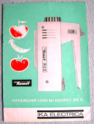 Bedienungsanleitung komet rg5 - bedienungsanleitung,
